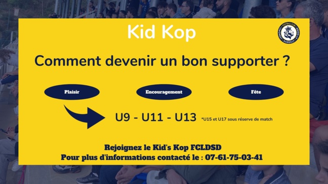 Opération KID KOP – Rendez-vous le 5 novembre à Courtois Fillot…