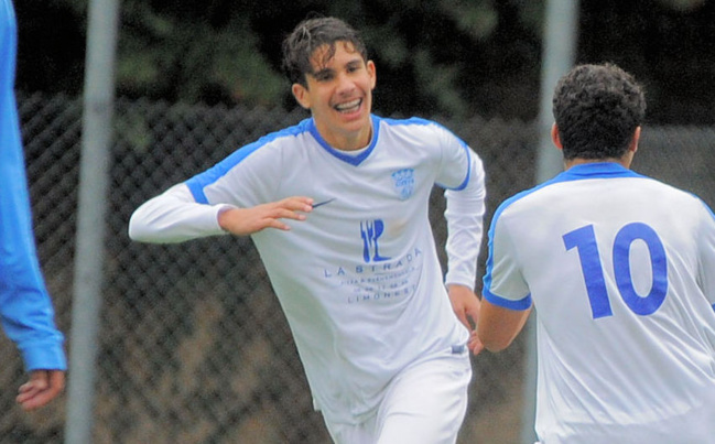 Avec deux buts samedi avec les U17 D2, Mehdi Cerf est le leader provisoire du classement des buteurs du FCLDSD