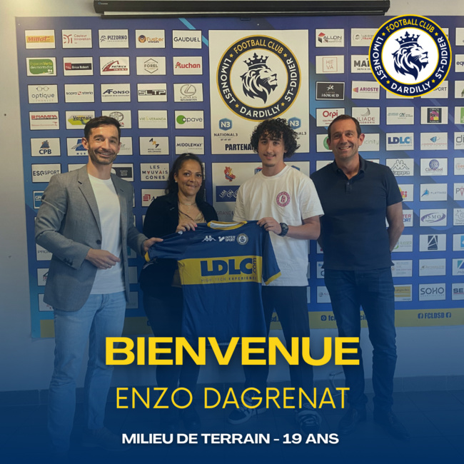 Enzo Dagrenat rejoint le FCLDSD !