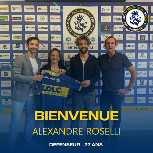 Alexandre Roselli rejoint le FCLDSD !