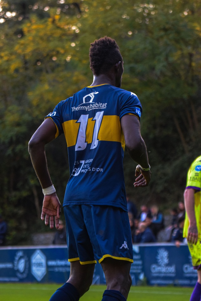 Tourad Camara lors de la sixième journée de National 3