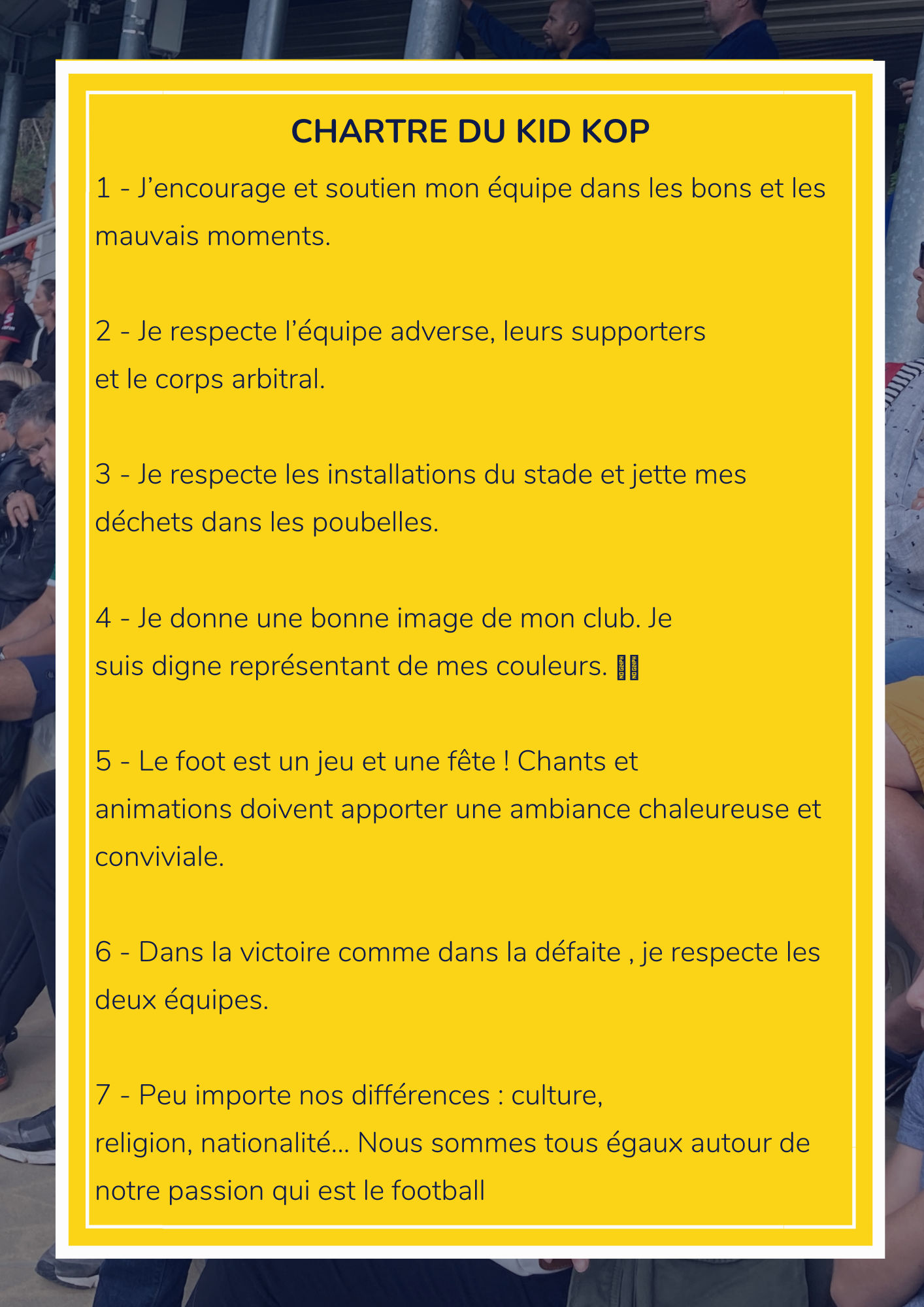 Opération KID KOP – Rendez-vous le 5 novembre à Courtois Fillot…