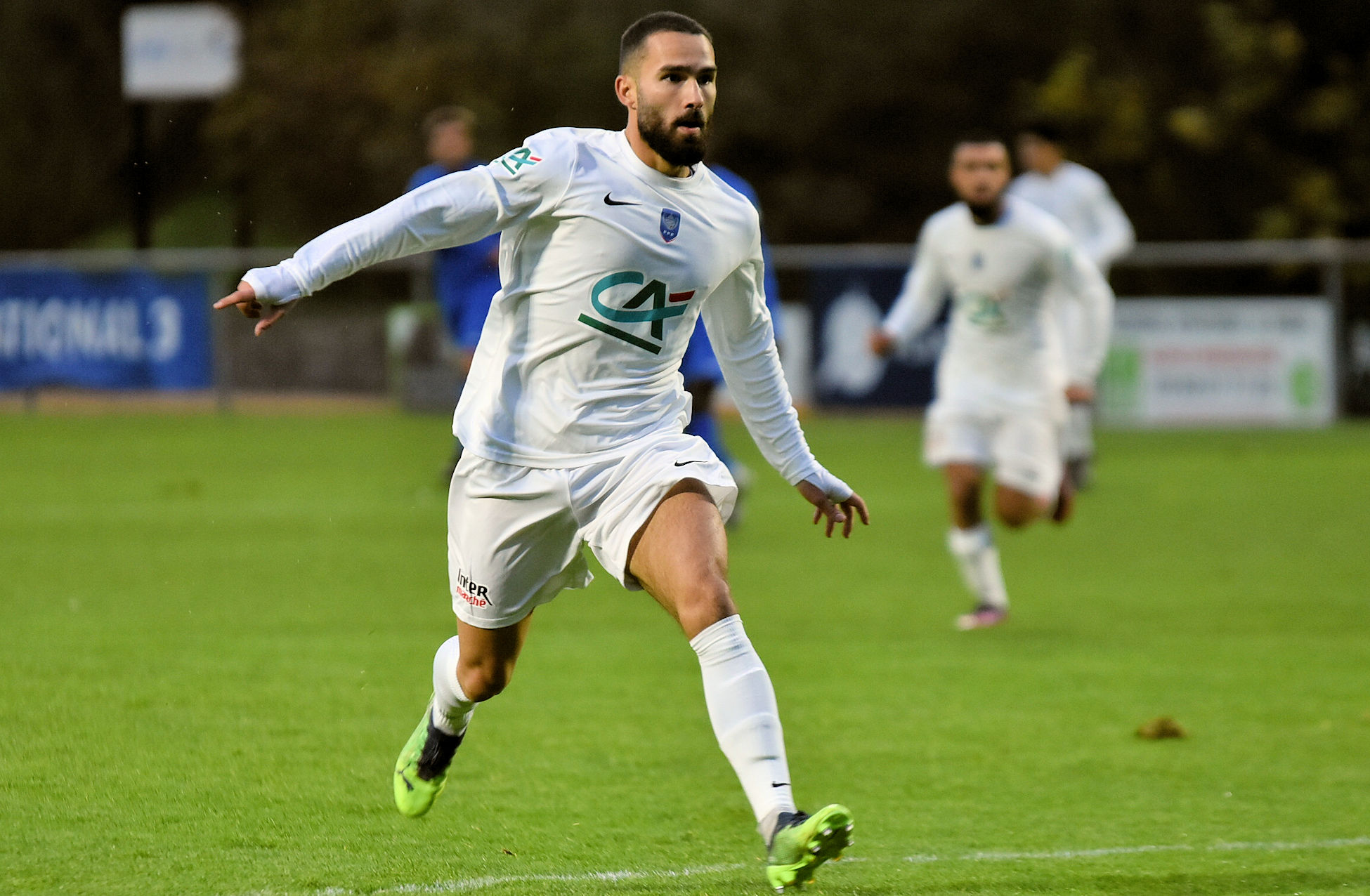 Adrien Prault a manqué le coche en début de match...