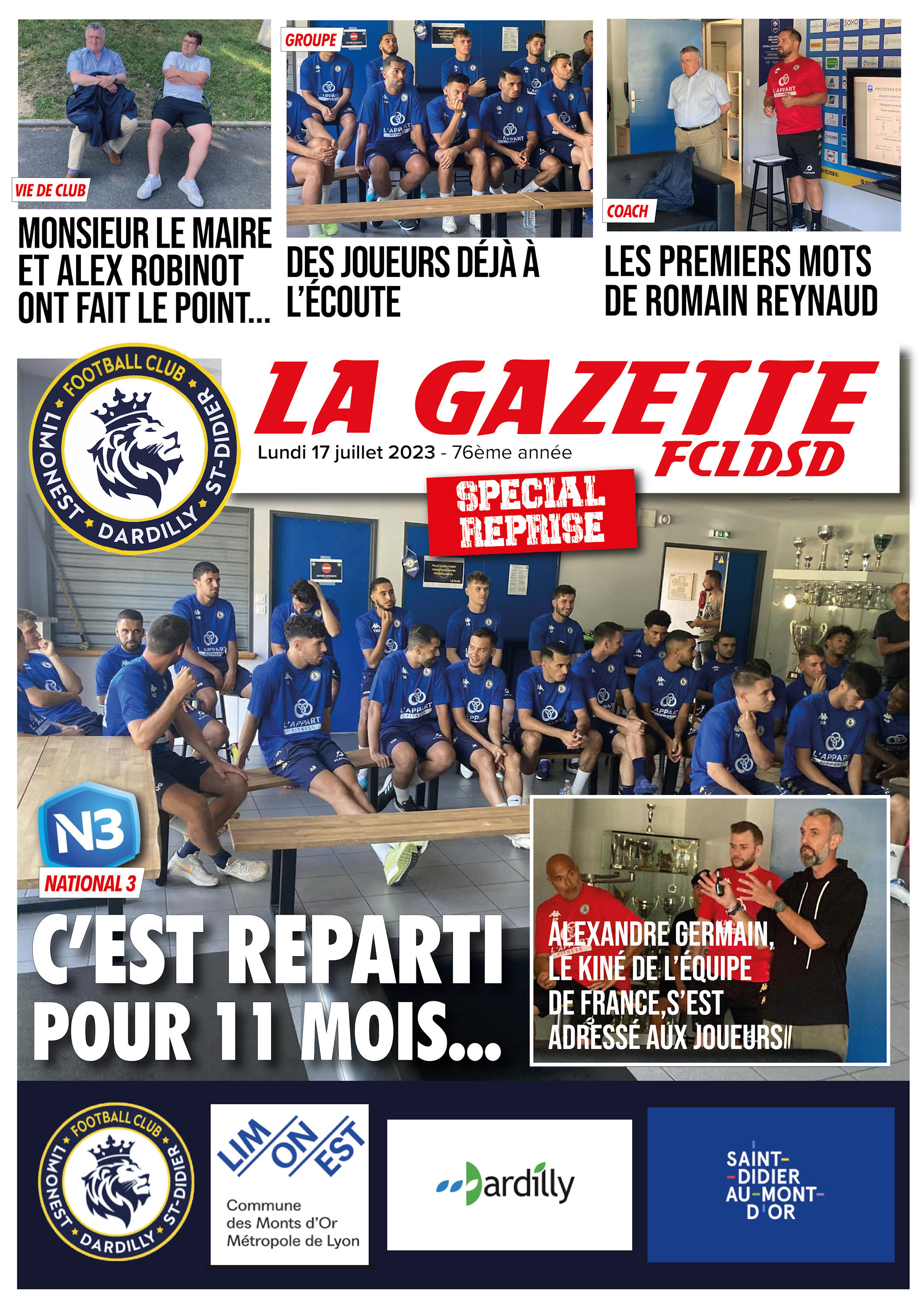 GAZETTE FCLDSD - Edition spéciale reprise N3