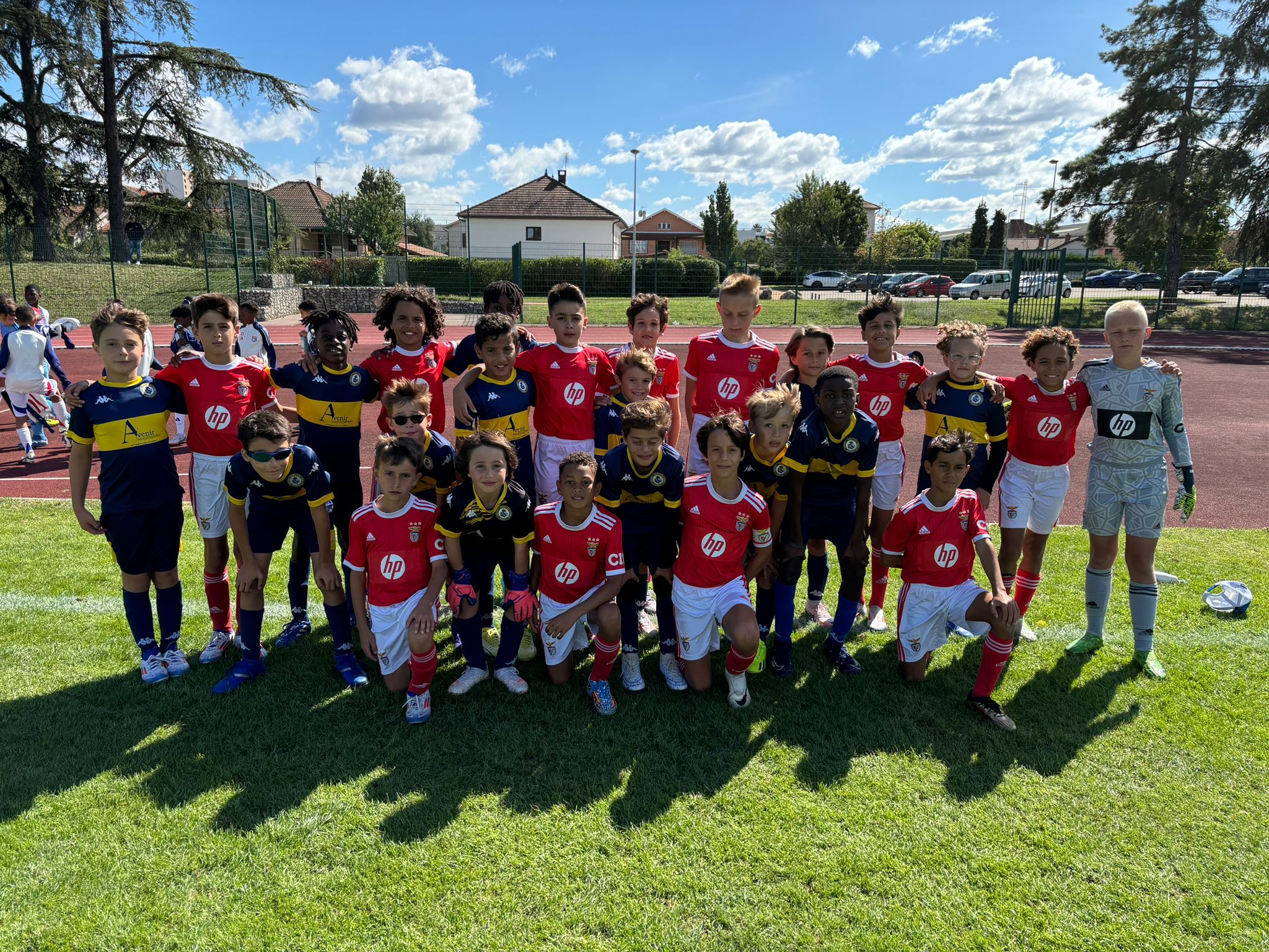 Les U11 du FCLDSD et du SL Benfica au tournoi de Vénissieux