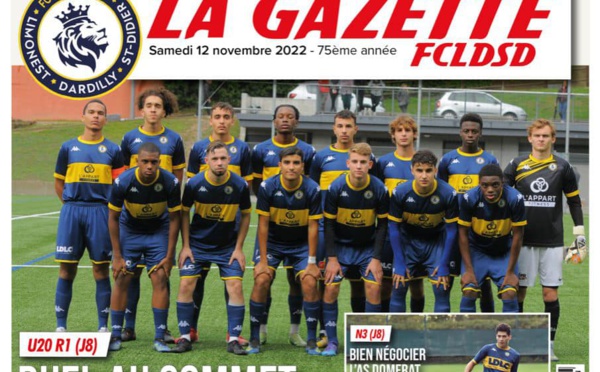 La GAZETTE du FCLDSD - A la UNE 11 novembre 2022