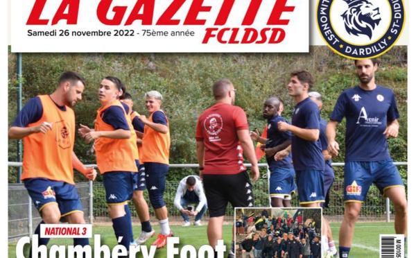 La GAZETTE du FCLDSD - A la UNE samedi 26 novembre