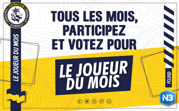 Nouveauté FCLDSD - VOTEZ pour LE JOUEUR du mois